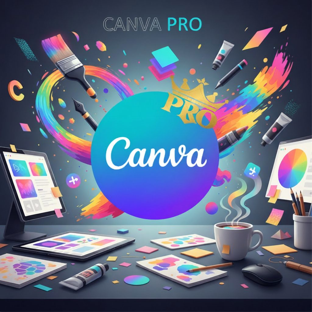 اشتراك Canva Pro الأصلي – أدوات التصميم بلا حدود